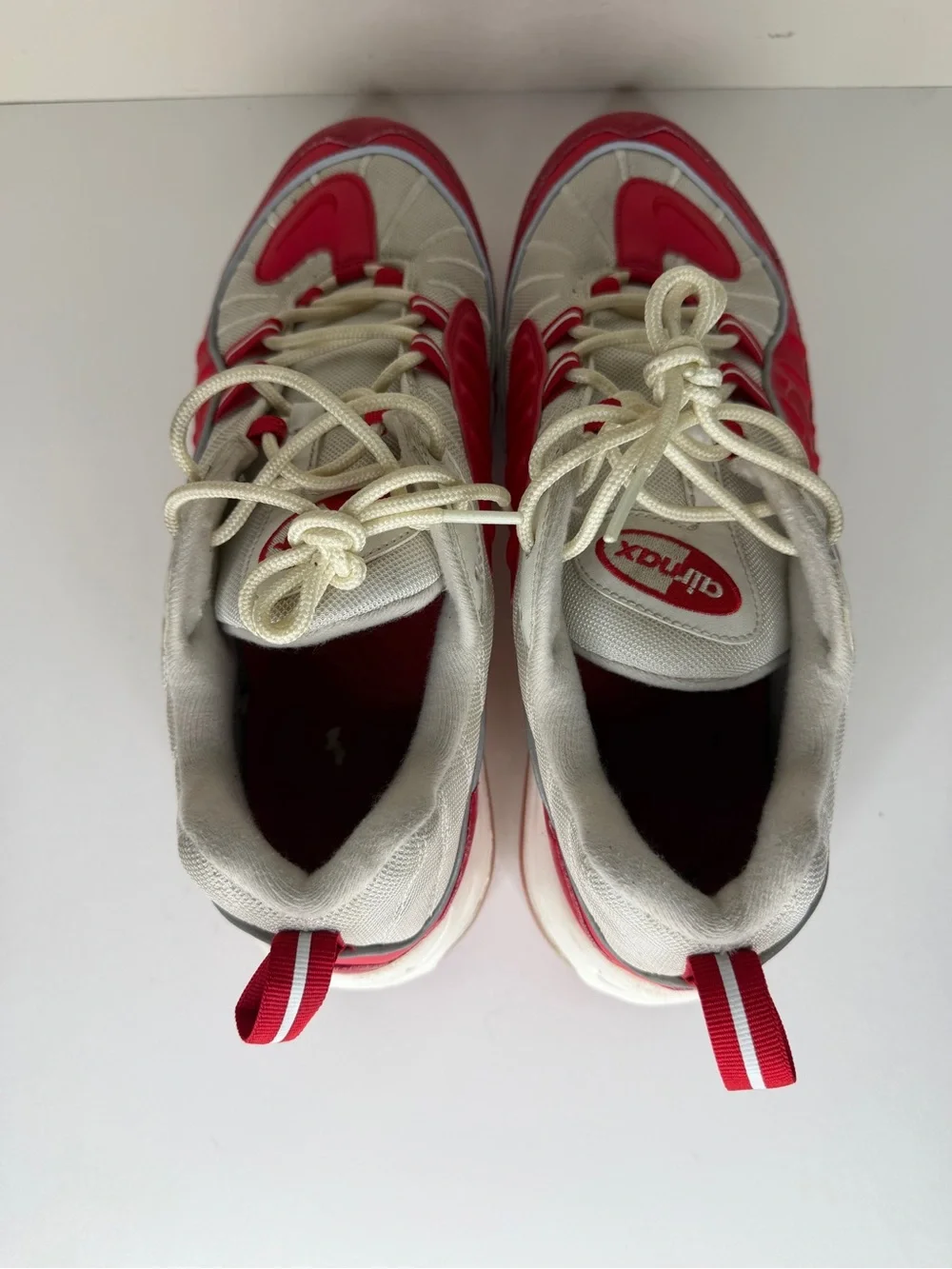 Nike Air Max 98 University Red White Sneakers 640744-602 Mens Size 46 US 12